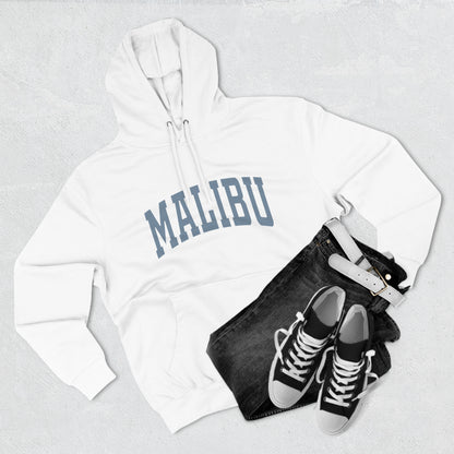 Malibu Hoodie - blue logo - PLUSH version - not distressed