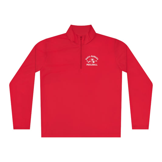 Santa Barbara Pickleball - UNISEX - Fuller Cut -1/4 Zip Moisture Wicking SPF 40 - Unisex - more colors